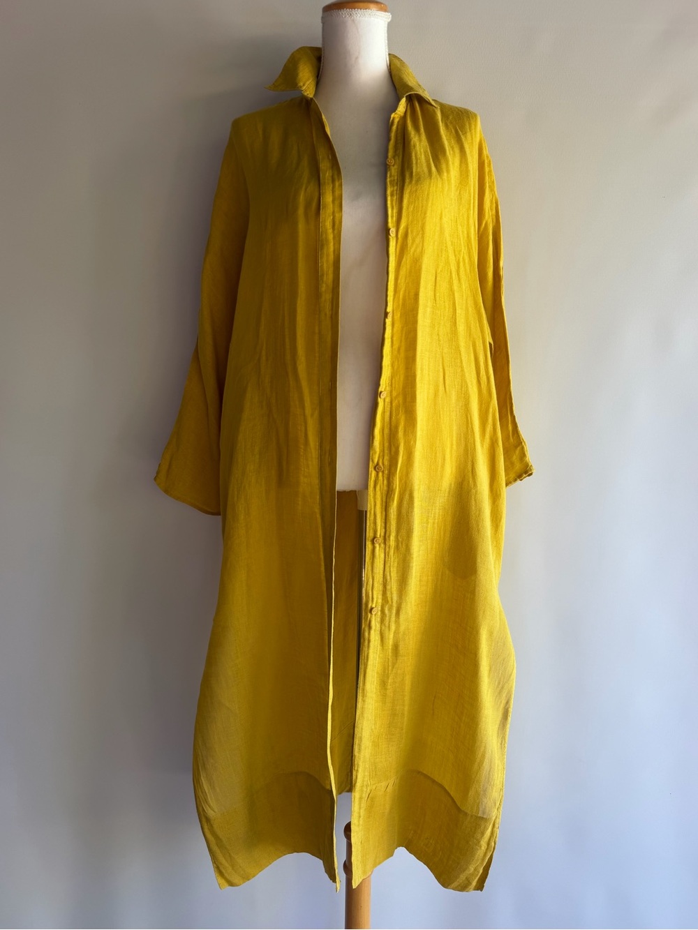 Massimo Dutti Linen Shirt Dress - sz XS
